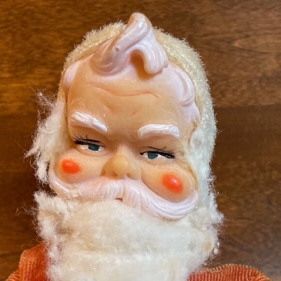 VINTAGE Trim-A-Tree 'NOEL'S SANTA' w. Music & Rotating Head (Chair Included) - Picture 3 of 11